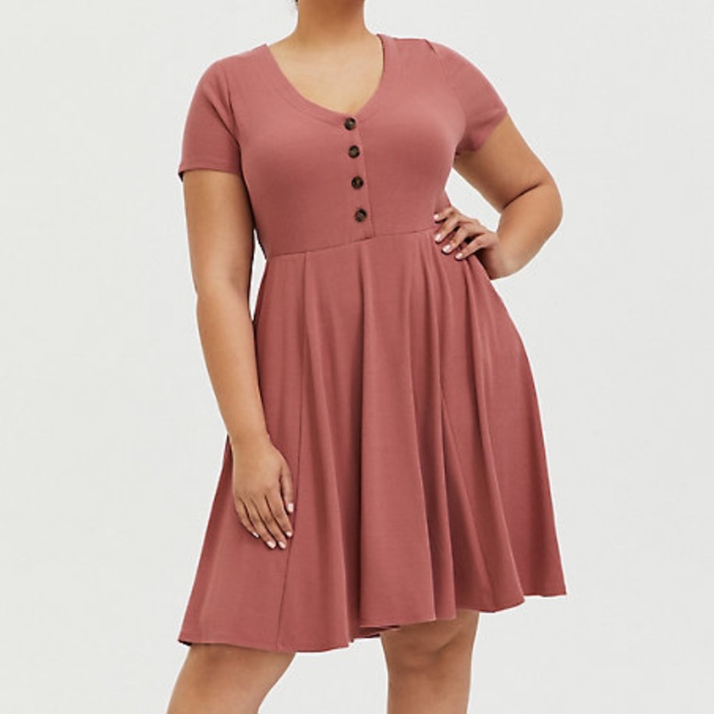 Dusty Rose Torrid Dress